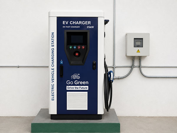 Professional EV charging station installation services by Sri Chakra Electricals