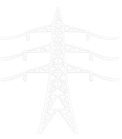 High-voltage electrical transmission tower representing power distribution infrastructure